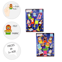 2 Set - 20 Parça Tox Safari ve Uçan Hayvanlar Parmak Kukla T223 T 2 Set - 20 Parça Tox Safari ve Uçan Hayvanlar Parmak Kukla T223 T