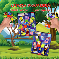 Ada Detox 2 Set - 20 Parça Tox Sevimli Böcekler Ve Uçan Hayvanlar Parmak Ku