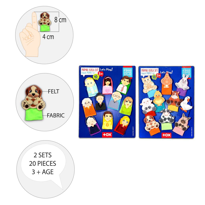 2 Set - 20 Parça Tox Evcil Hayvanlar ve Aile Bireyleri Parmak Kuk 2 Set - 20 Parça Tox Evcil Hayvanlar ve Aile Bireyleri Parmak Kuk