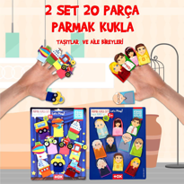 Ada Detox 2 Set - 20 Parça Tox Taşıtlar Ve Aile Bireyleri Parmak Kukla T751 Ada Detox 2 Set - 20 Parça Tox Taşıtlar Ve Aile Bireyleri Parmak Kukla T751
