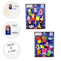 Ada Detox 2 Set - 20 Parça Tox Deniz Canlilari Ve Uçan Hayvanlar Parmak Kuk Ada Detox 2 Set - 20 Parça Tox Deniz Canlilari Ve Uçan Hayvanlar Parmak Kuk