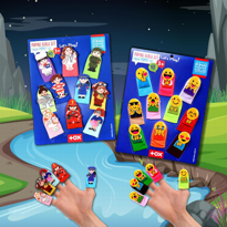 2 Set - 20 Parça Tox Emojiler ve Meslekler Parmak Kukla T106 T762