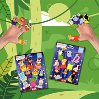 Ada Detox 2 Set - 20 Parça Tox Safari Ve Uçan Hayvanlar Parmak Kukla T223 T