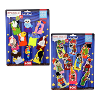 2 Set - 20 Parça Tox Hacivat Karagöz ve Uçan Hayvanlar Parmak Kuk
