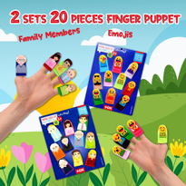Ada Detox 2 Set - 20 Parça Tox Emojiler Ve Aile Bireyleri Parmak Kukla T106 Ada Detox 2 Set - 20 Parça Tox Emojiler Ve Aile Bireyleri Parmak Kukla T106