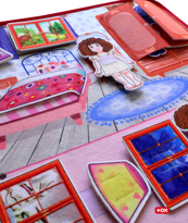 Ada Detox 2 Set - 27 Parça Tox Banyo Ve Yatak Odası Keçe Cırtlı Aktivite Sa