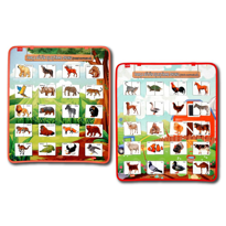 2 Set - 80 Parça Evcil ve Vahşi Parça Birleştirme Oyunu Keçe Cır 2 Set - 80 Parça Evcil ve Vahşi Parça Birleştirme Oyunu Keçe Cır
