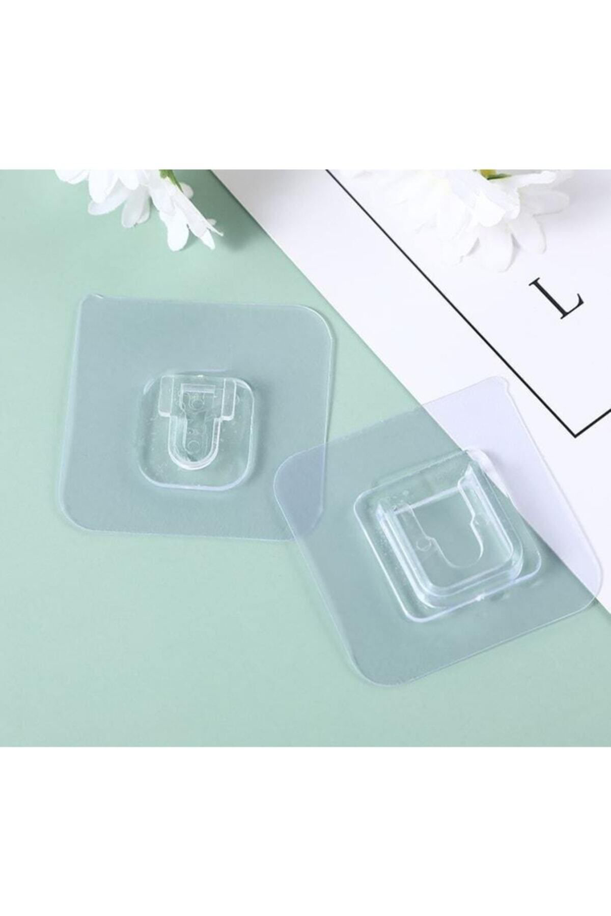 2 Set Geçmeli Klips Eşya Sabitleme Askısı