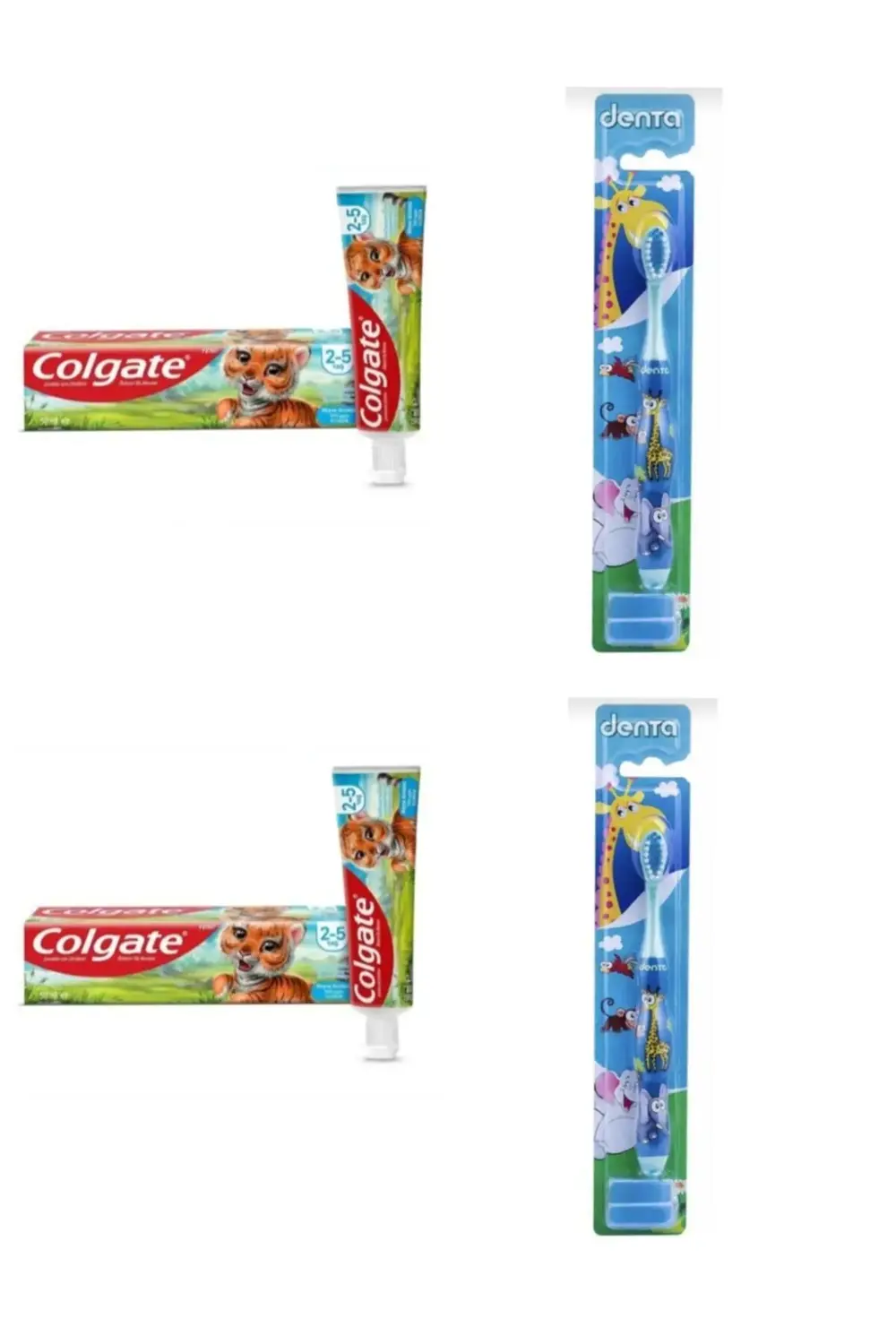 2 Tane Colgate Diş Macunu 2 Tane Denta Diş Fırçası