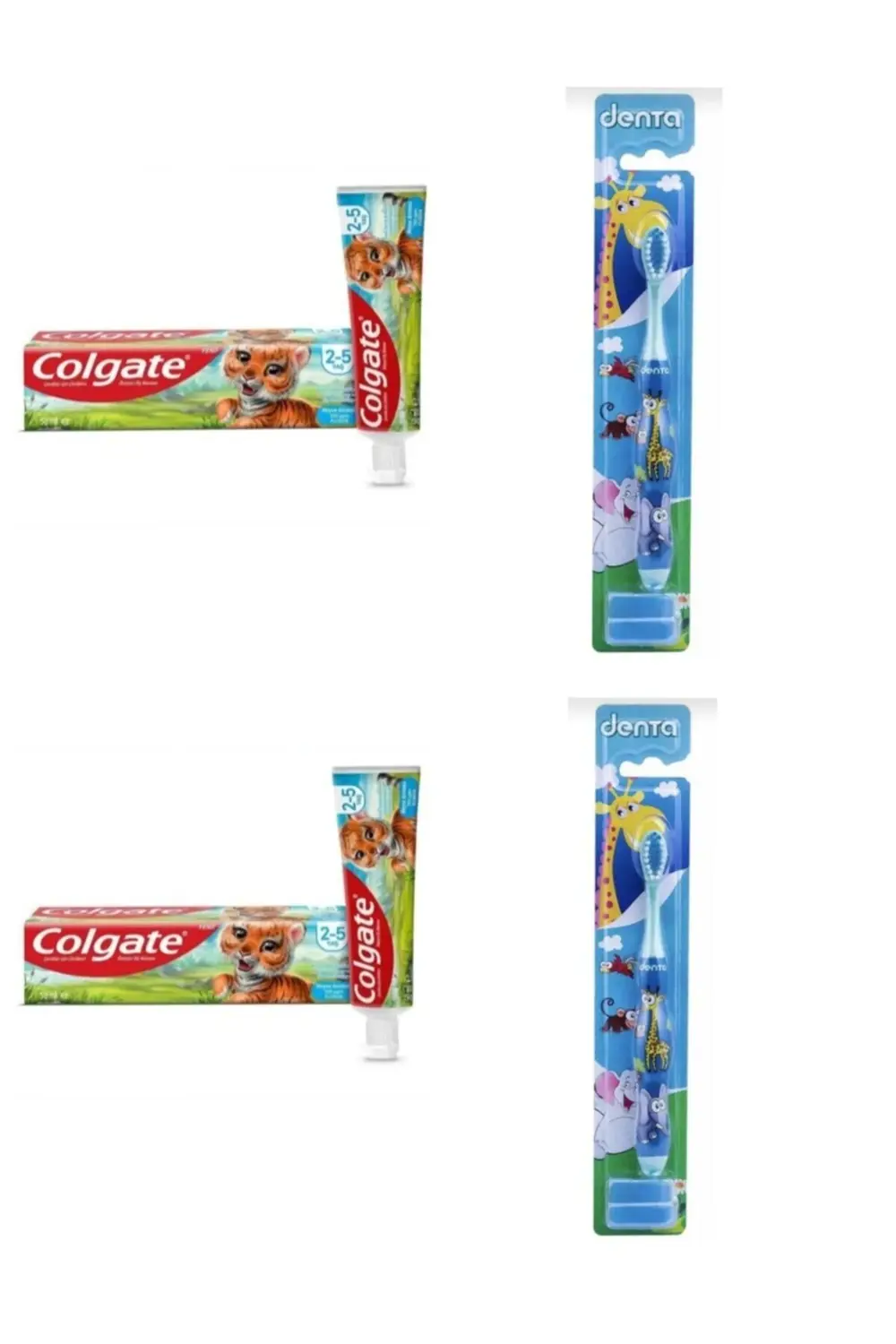 2 Tane Colgate Diş Macunu 2 Tane Denta Diş Fırçası