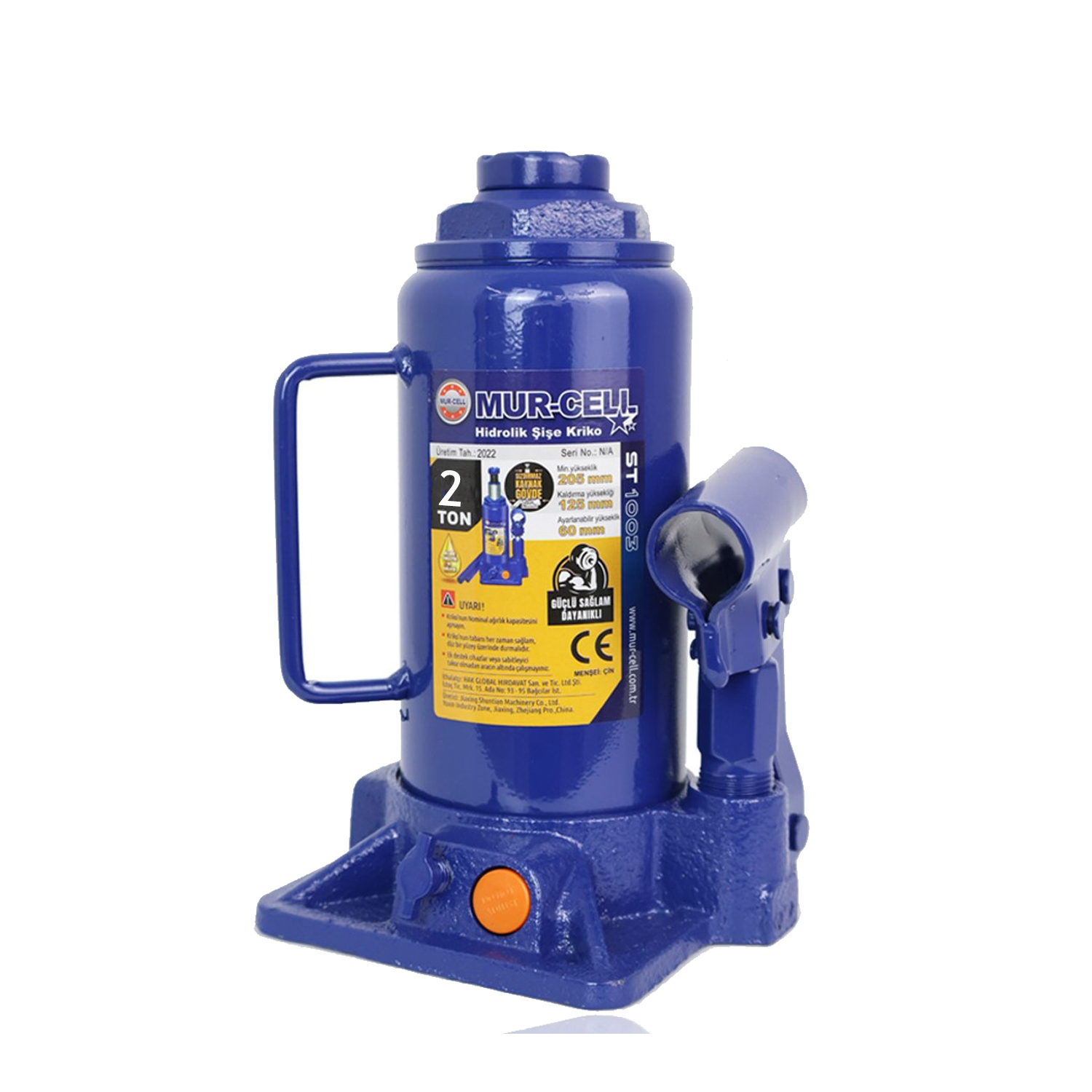 2 Ton Hidrolik Şişe Tipi Kriko 2 Ton Hidrolik Şişe Tipi Kriko