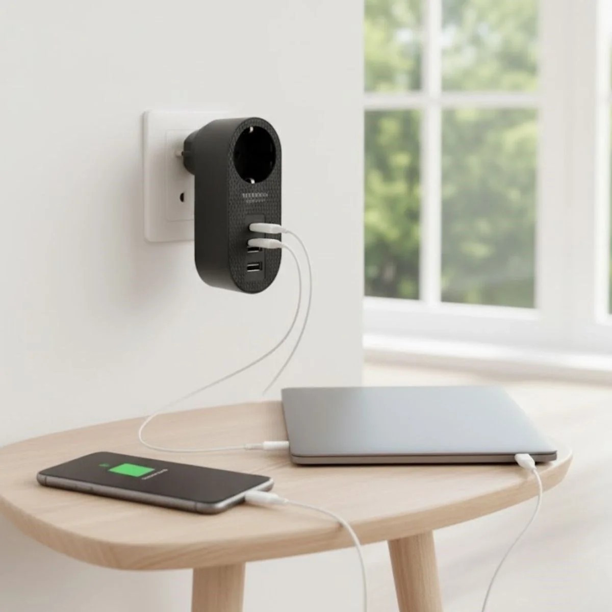 2 USB,1 TYPE-C Girişli 1'li Çocuk Korumalı,Isıya Karşı Dayanıklı 2500Watt Termal Akım Korumalı Priz Fiyatı, Yorumları ve Özellikleri