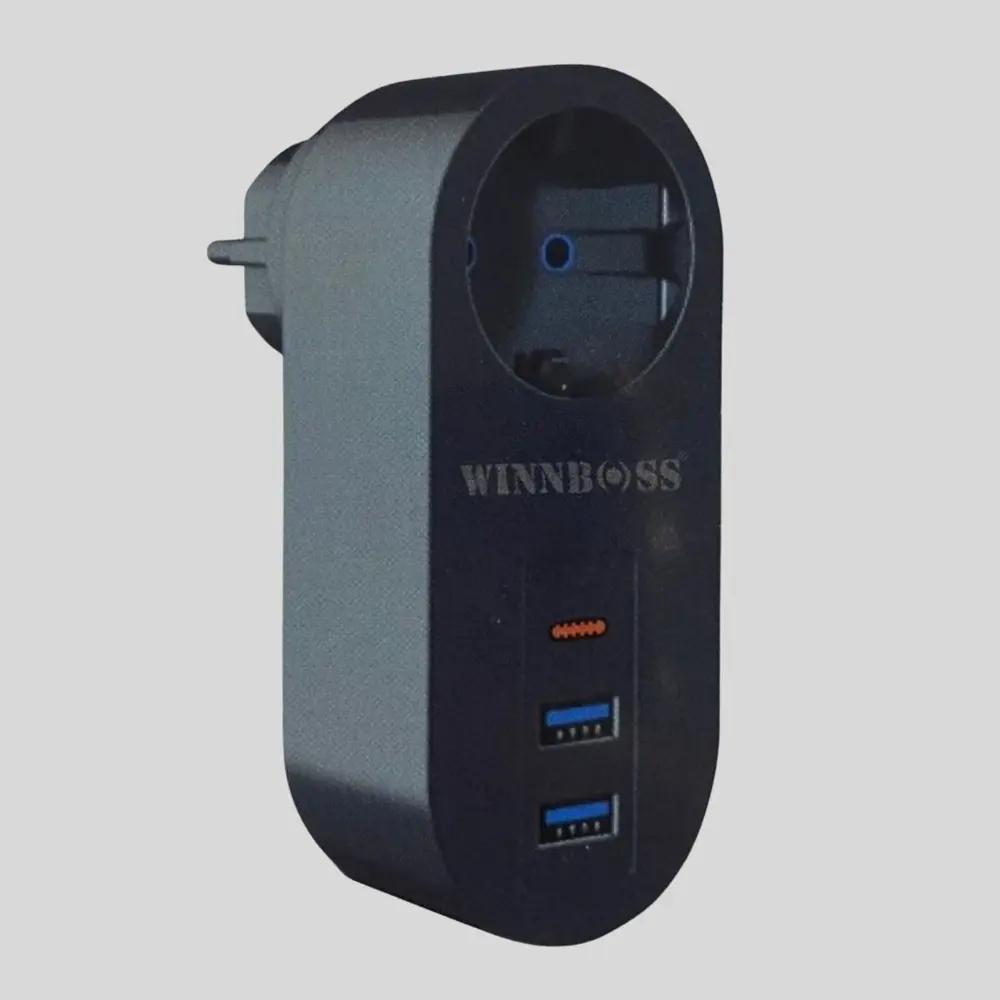 2 USB,1 TYPE-C Girişli 1&amp;apos;li Çocuk Korumalı,Isıya Karşı D