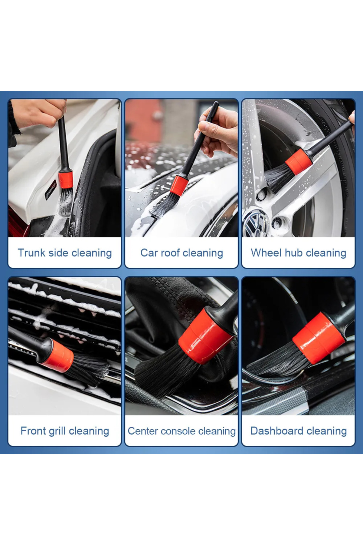 2 Yıl Araba İç Dış Temizleme Fırçası,Oto Detay Ürünleri,Araç İçi 