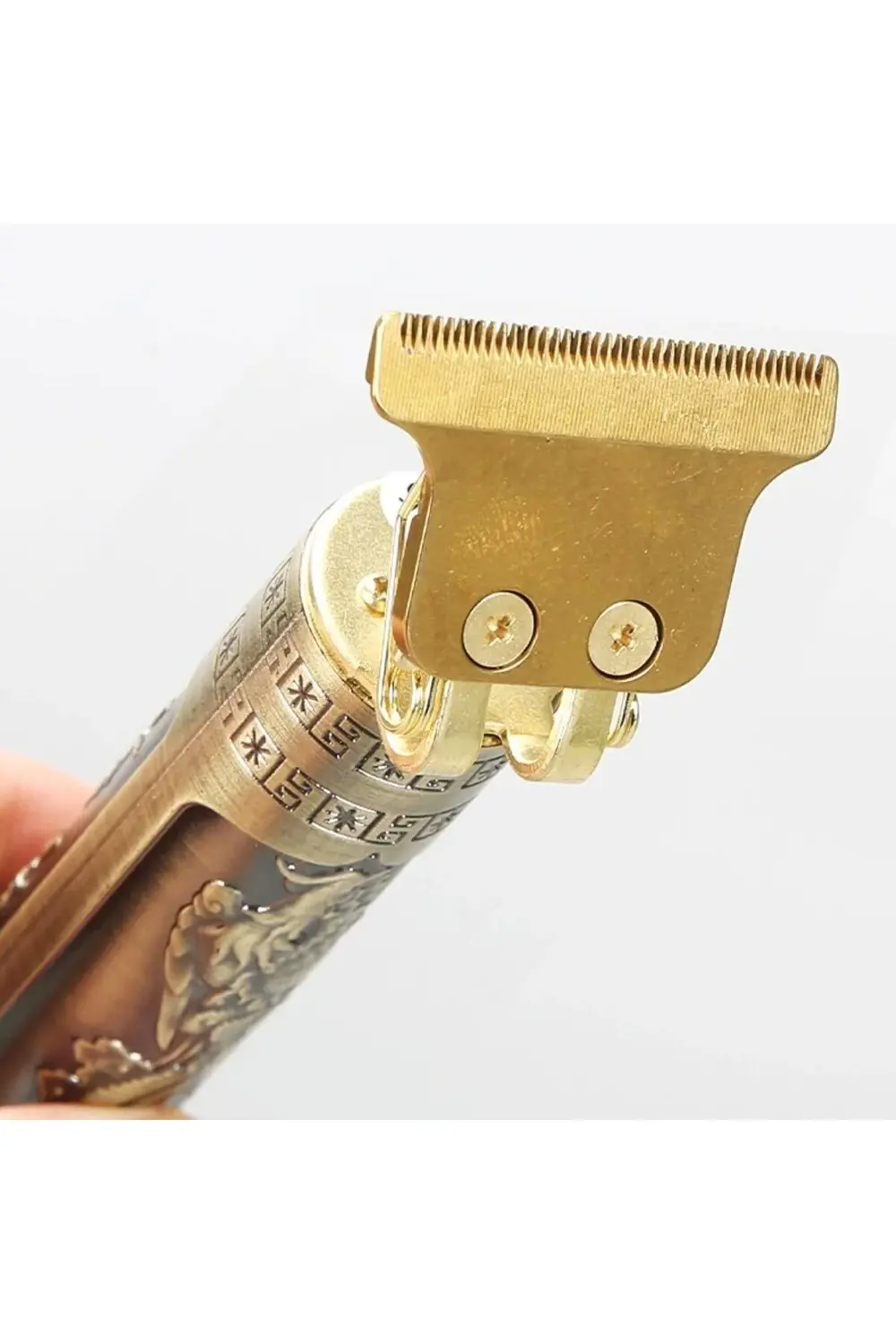 2 Yıl Vıntage T9 Şarjlı Saç Sakal Kesme Makinesi Çok Renkli Kablo