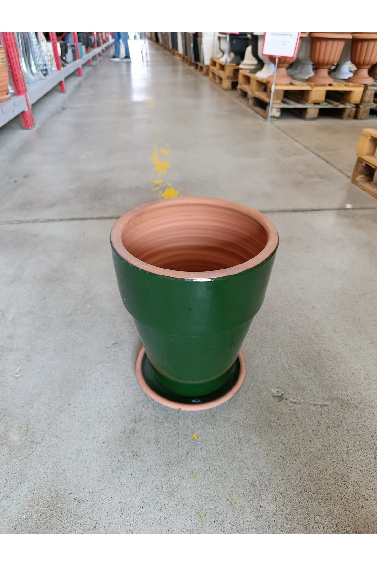 20-25 Litre Tabaklı Dekoratif Toprak Saksı