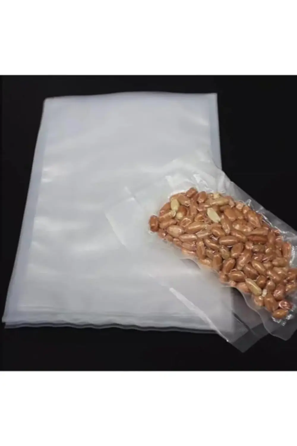 20 * 26 cm. Tırtıklı Gofrajlı Vakum Makine Torbası 10 Adet 117407