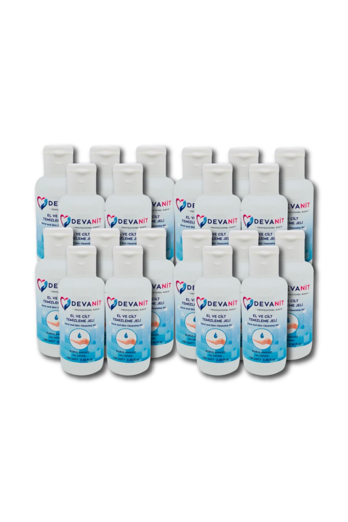 Aşk-İ Sermest 20 Adet. 100 Ml Jel. Devanit Dezenfektan - El Temizleme Jeli