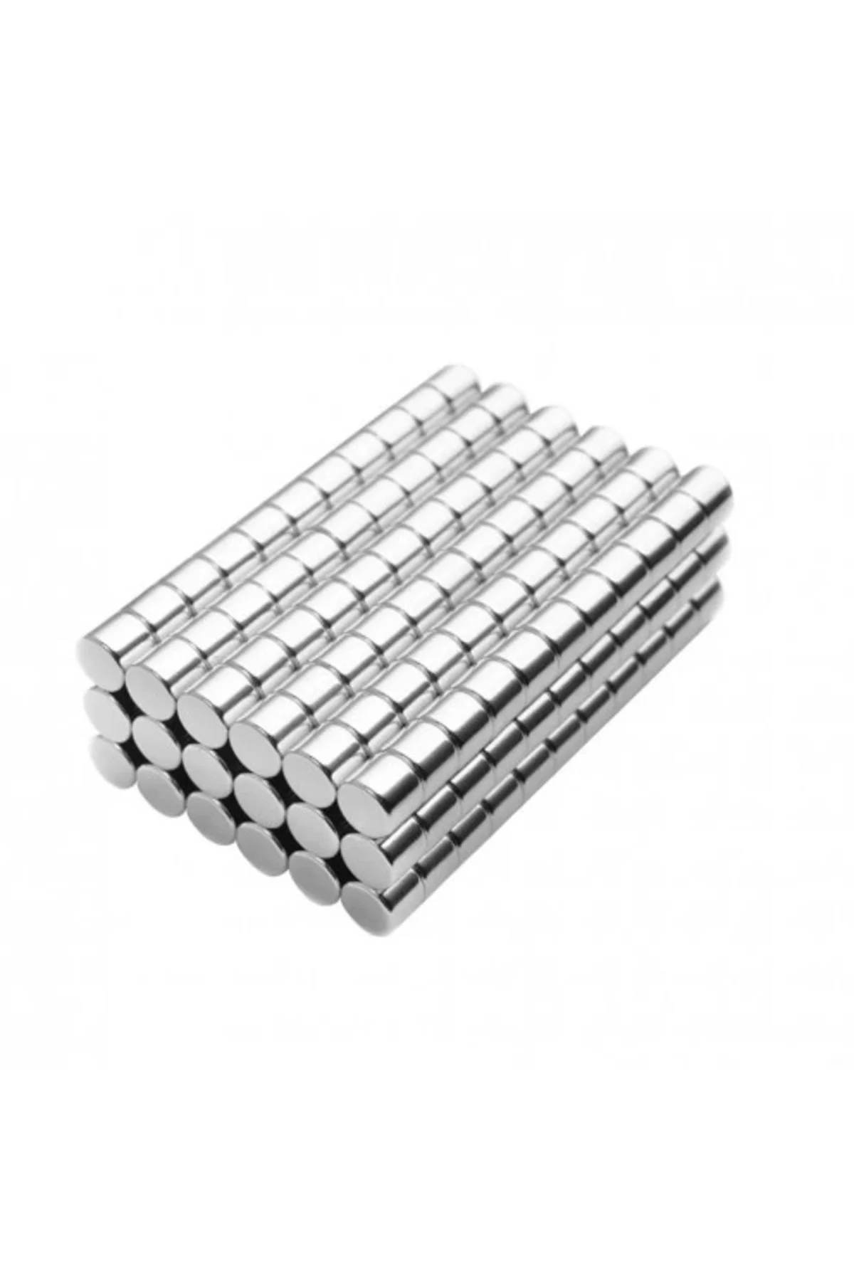 20 Adet 4x4 mm Yuvarlak Neodyum Mıknatıs N35 Güçlü Magnet Nikel K