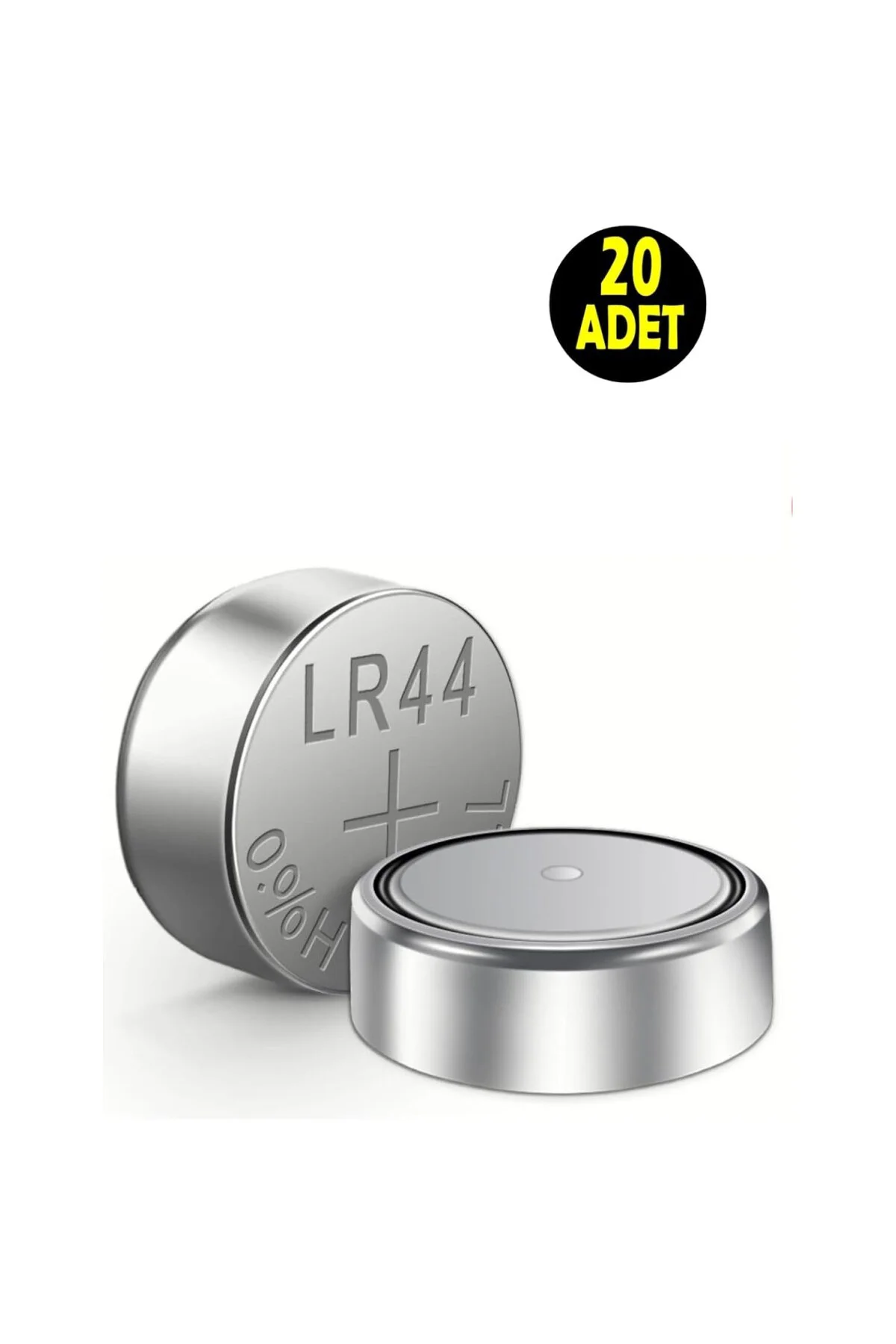 20 ADET AG13 Alkalin LR44H A76 SR44 357 V13GA Düğme Para Pil (A 76 AG 13 Terazi-Saat-Oyu