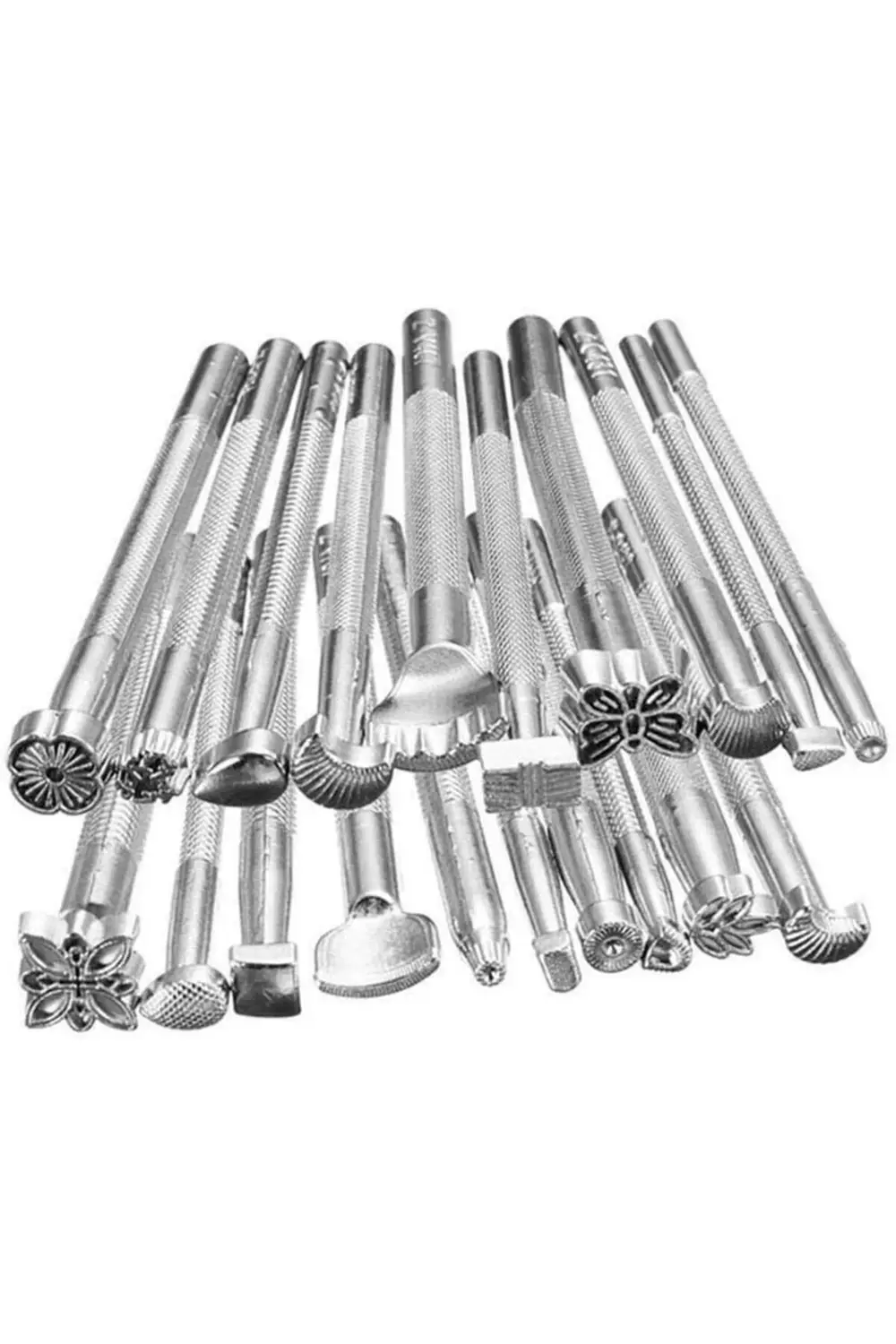 Tuhafiyecimiz 20 Adet Çok Şekilli Deri Damgalama Seti, Deri Sanat El Sanatları Tuhafiyecimiz 20 Adet Çok Şekilli Deri Damgalama Seti, Deri Sanat El Sanatları