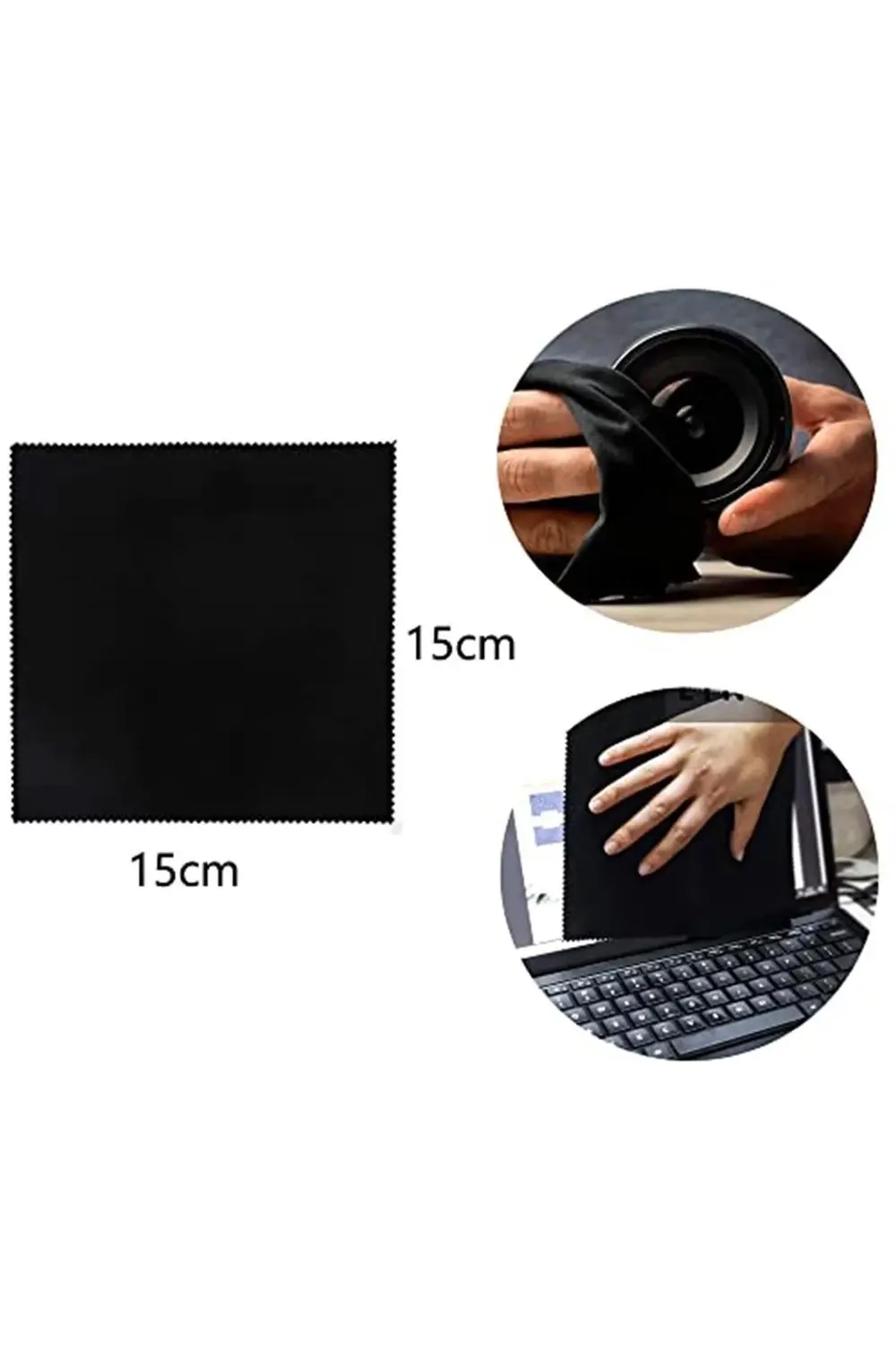 20 Adet Gözlük Temizleme Bezi Mikrofiber, Kamera Objektifi Mikrof