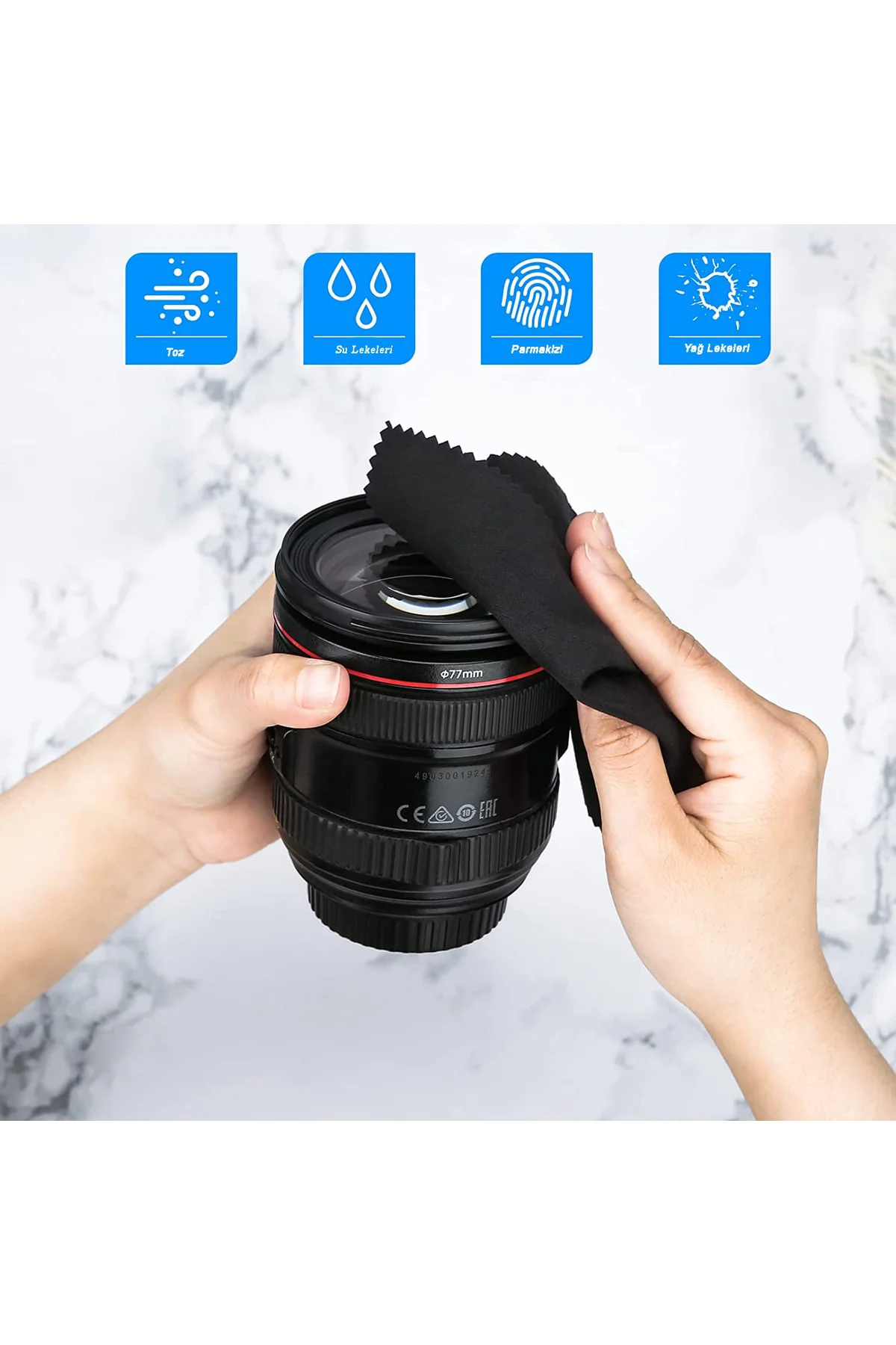 20 Adet Microfiber Gözlük Temizleme Ve Elektronik Cihazlar Için E
