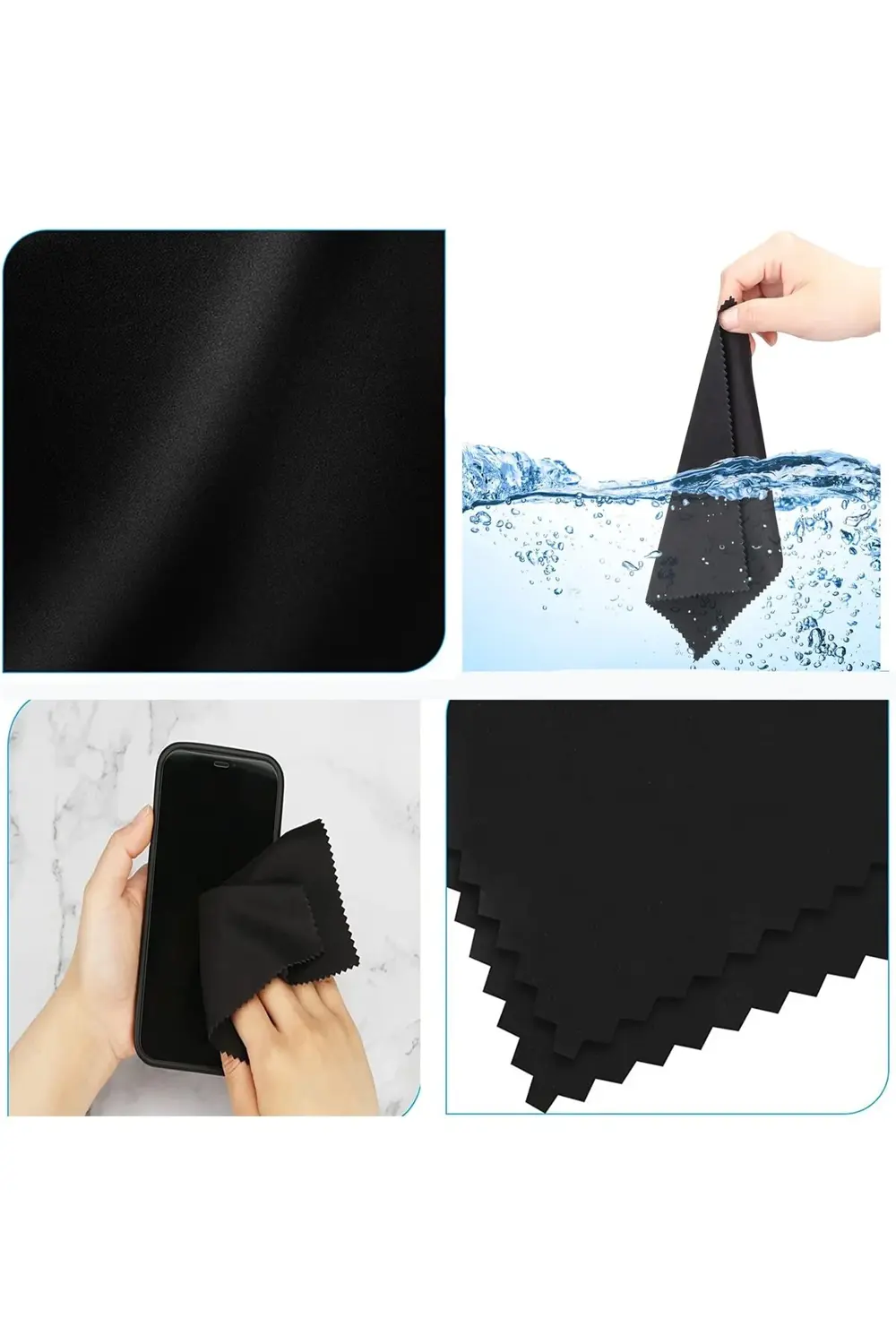 20 Adet Microfiber Gözlük Temizleme Ve Elektronik Cihazlar Için E