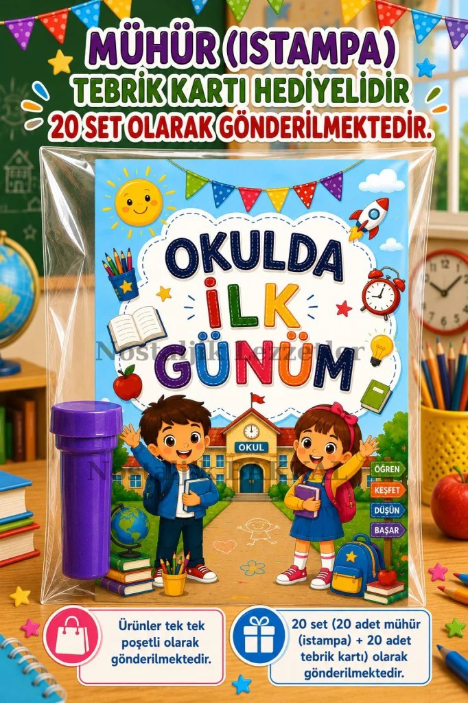 20 Adet Okula Yeni Başlayan Öğrencilere Özel Okulda İlk Günüm Yaz 20 Adet Okula Yeni Başlayan Öğrencilere Özel Okulda İlk Günüm Yaz