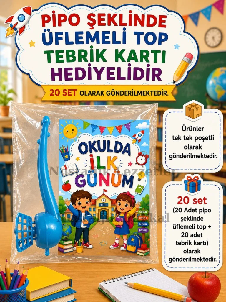 20 Adet Okulda İlk Günüm Yazılı Hediye Seti 1. Sınıf- Sene Başı P 20 Adet Okulda İlk Günüm Yazılı Hediye Seti 1. Sınıf- Sene Başı P