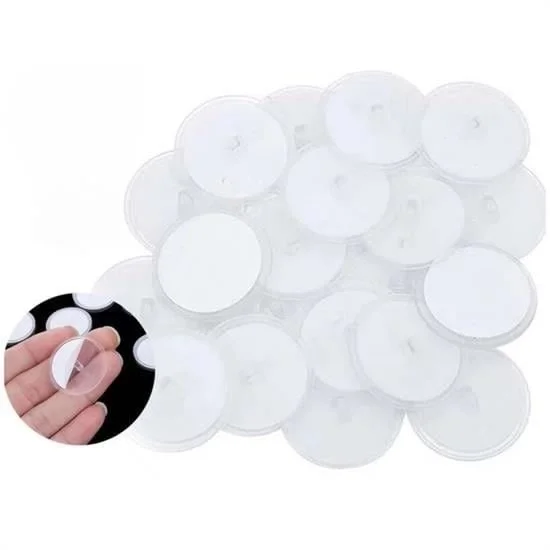 20 Adet Şeffaf Yuvarlak 3 Cm Çaplı Güçlü Disk Yapışkanlar Fiyatı, Yorumları ve Özellikleri