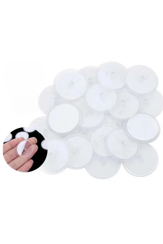 20 Adet Şeffaf Yuvarlak 3 Cm Çaplı Güçlü Disk Yapışkanlar Bx40 Fiyatı, Yorumları ve Özellikleri