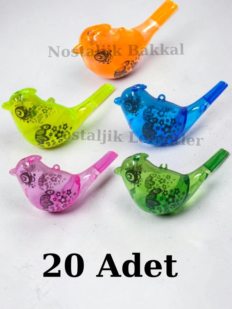 20 Adet Sulu Bülbül Düdük