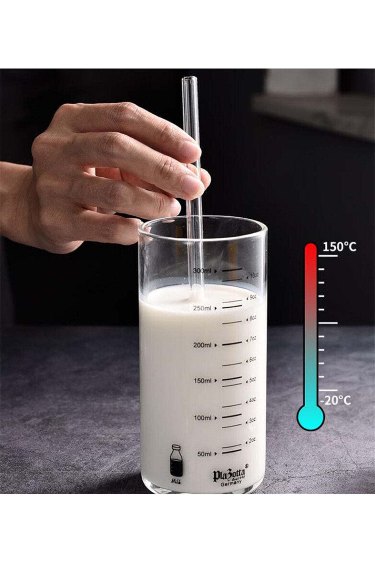 20 Cm 2 Adet Cam Pipet 1 Adet Pipet Temizleme Fırçası 3'lü Set