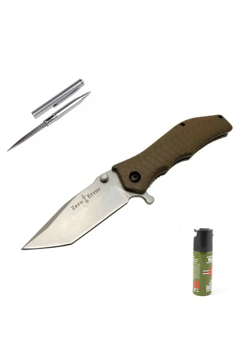 20 Cm Zero Error 7-39 Kapanabilir Çakı Metal Kibrit ve Tesbih İle