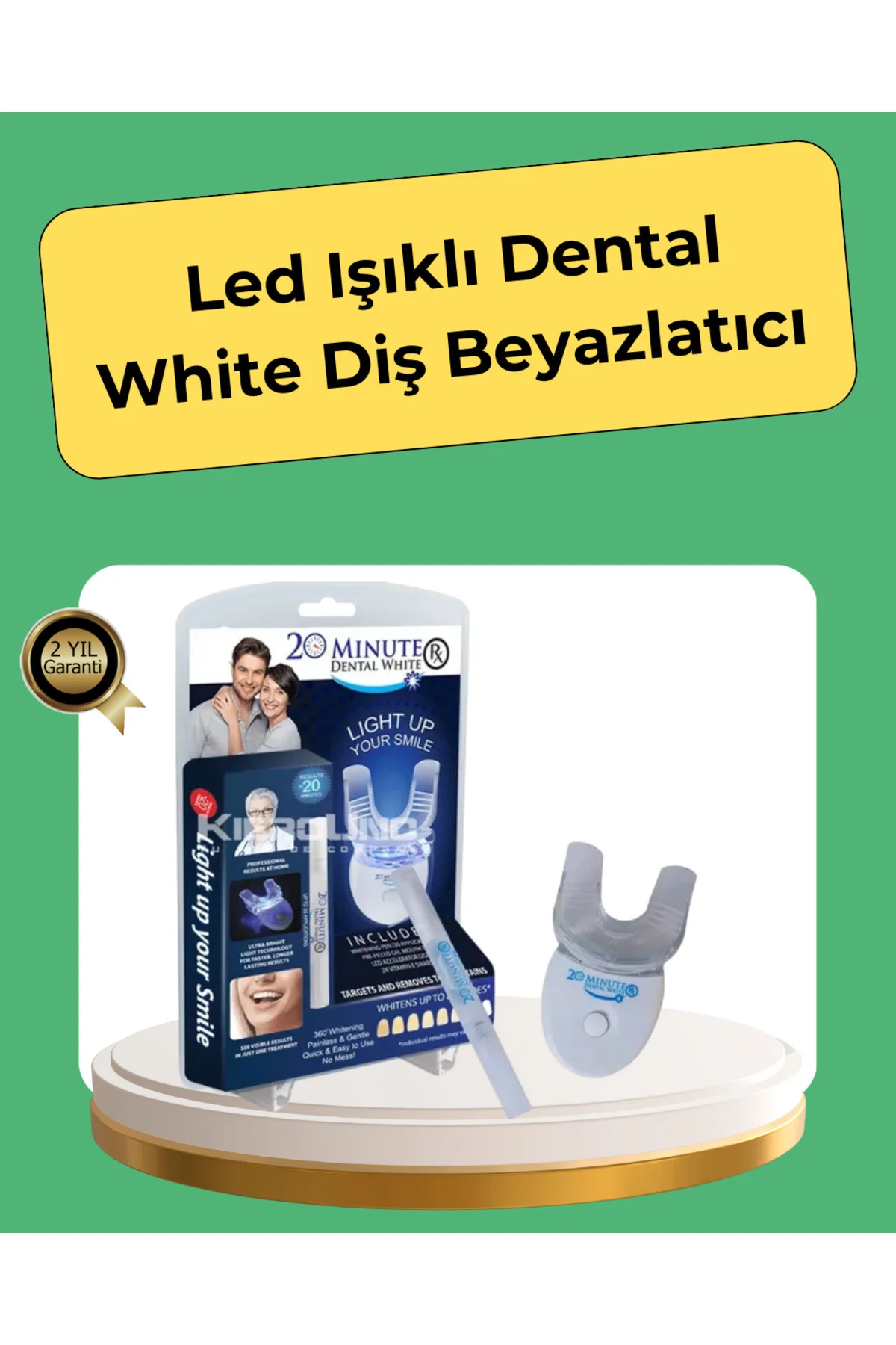 20 Dakikada Hızlı Etkili Diş Beyazlatıcı Cihaz