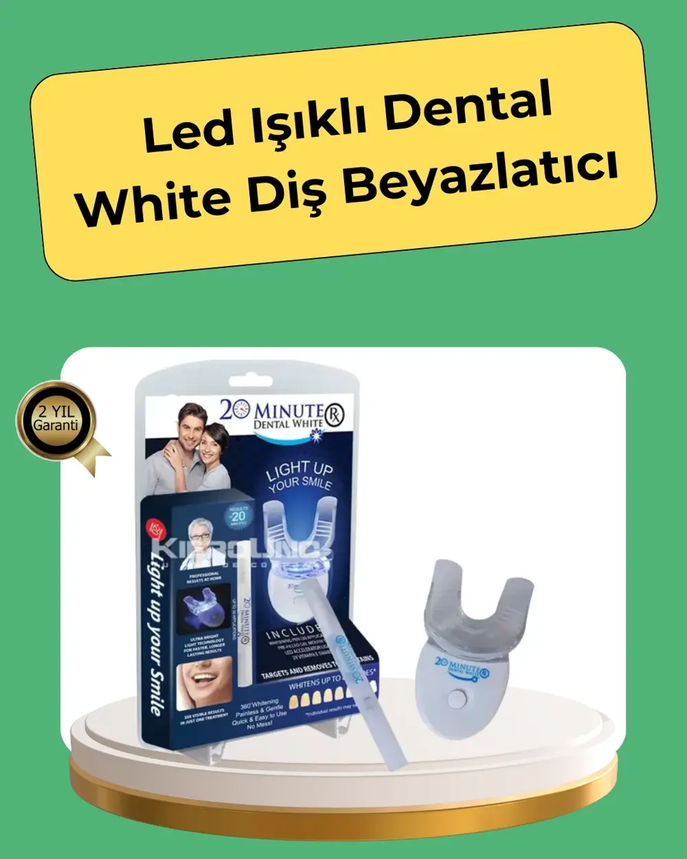 20 Dakikada Hızlı Etkili Diş Beyazlatıcı Cihaz