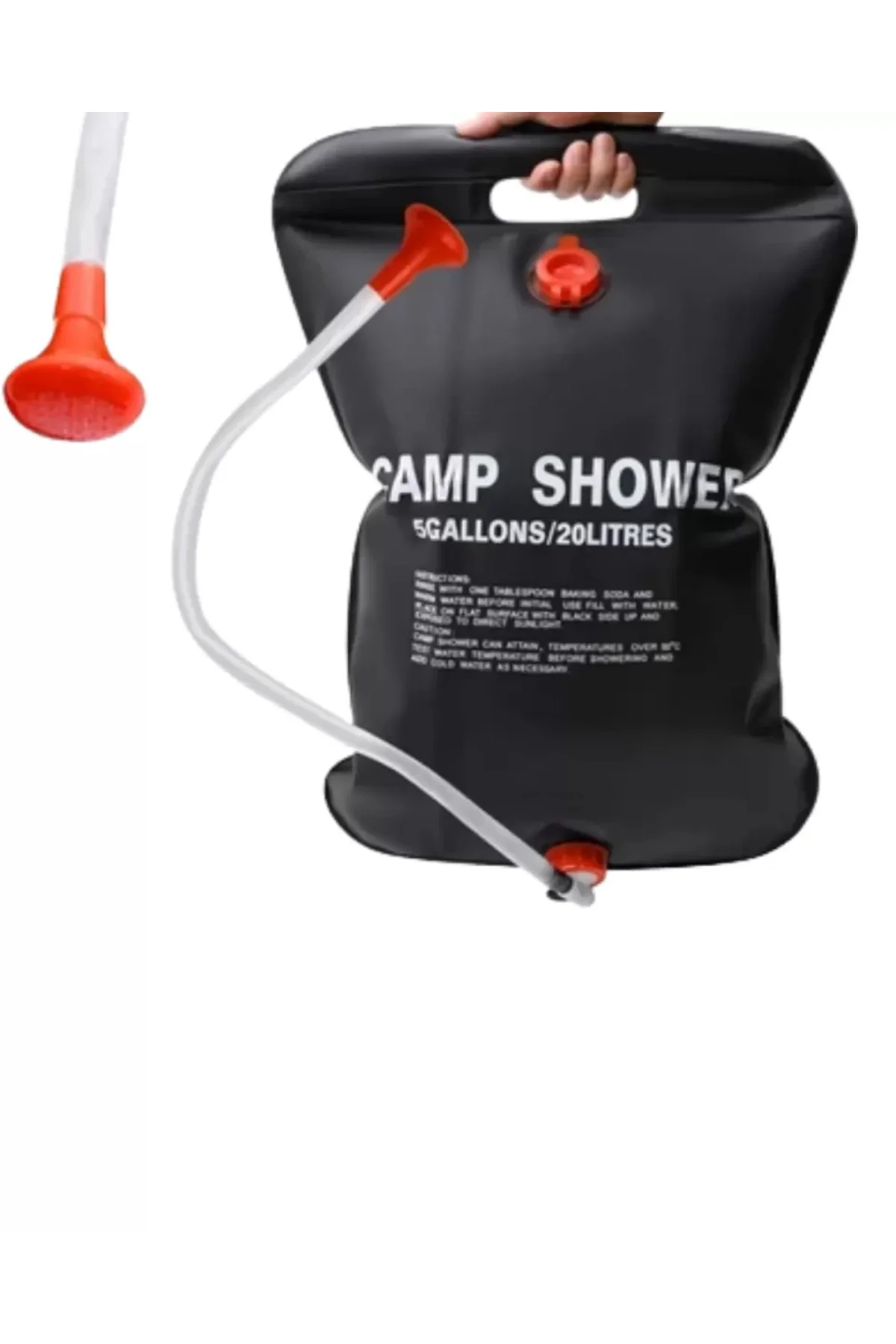 20 Litre Güneş Enerjili Kamp Duşu PVC Dayanıklı Taşınabilir Duş T