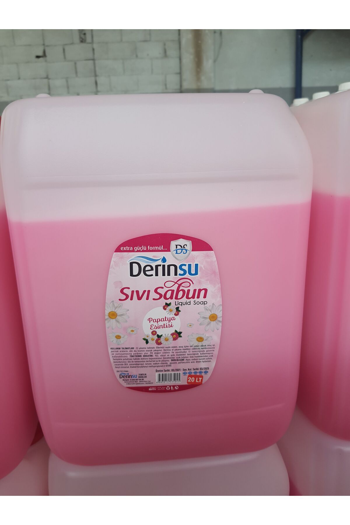 20 LT DERİNSU SIVI SABUN