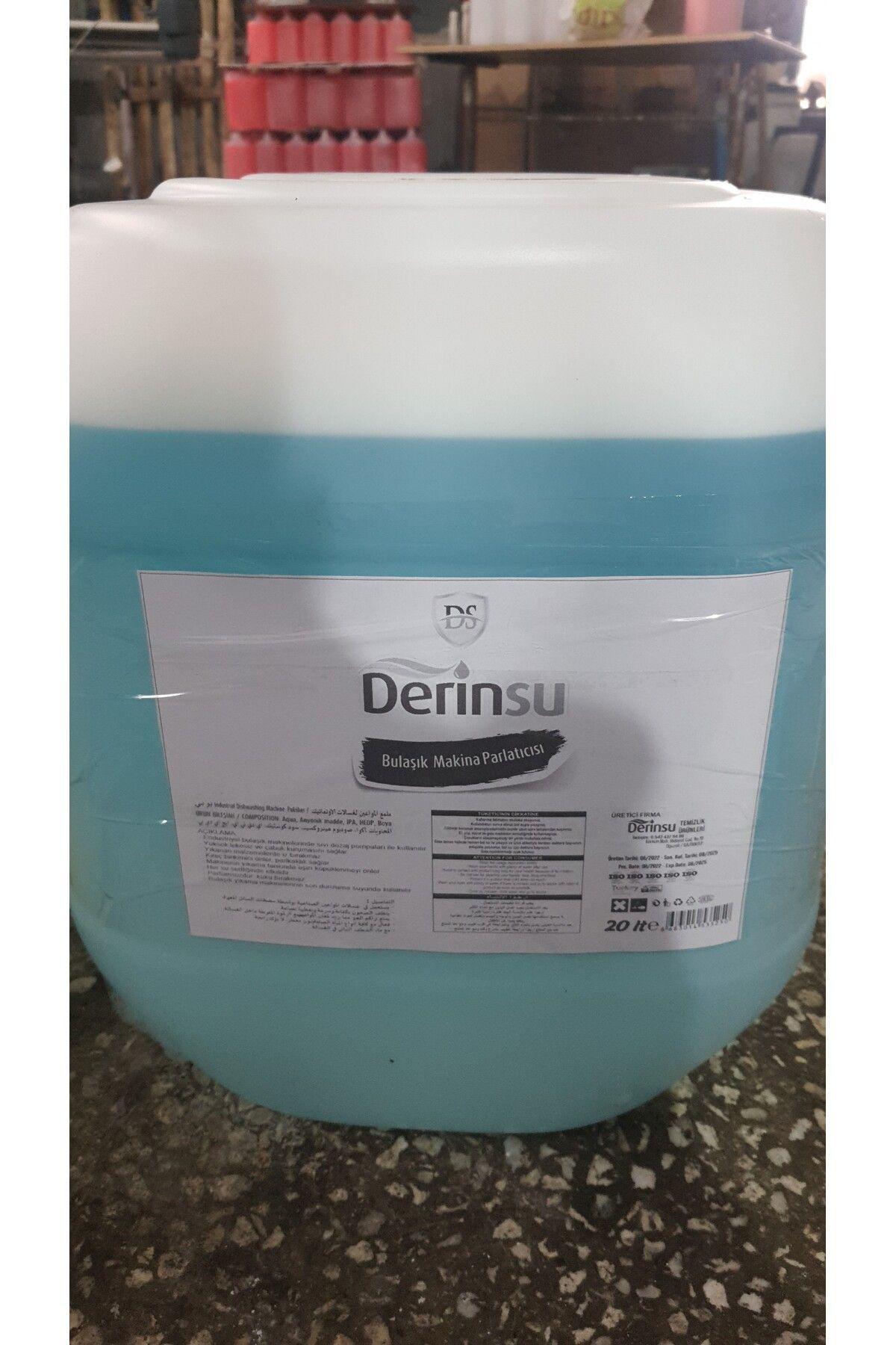 20 LT ENDÜSTRİYEL BULAŞIK MAKİNE PARLATİCİSI
