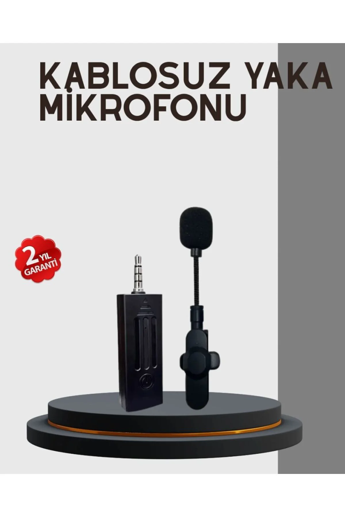 20 Metre Menzilli Kablosuz Yaka Mikrofonu Gürültü Engelleyici