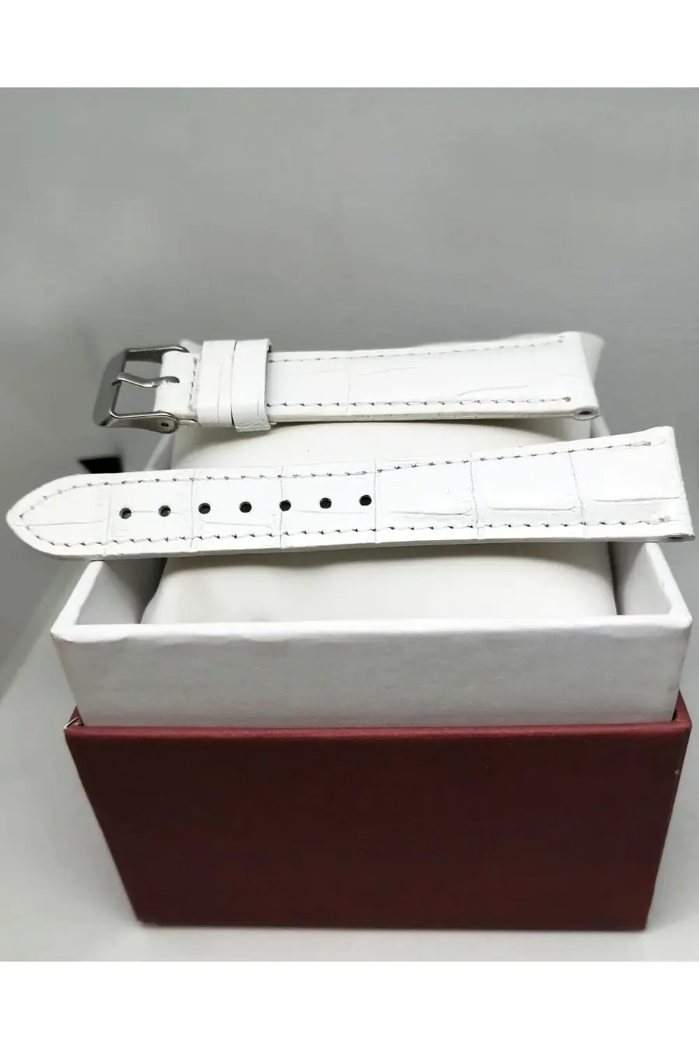 20 Milim Hakiki Deri Saat Kayışı 4