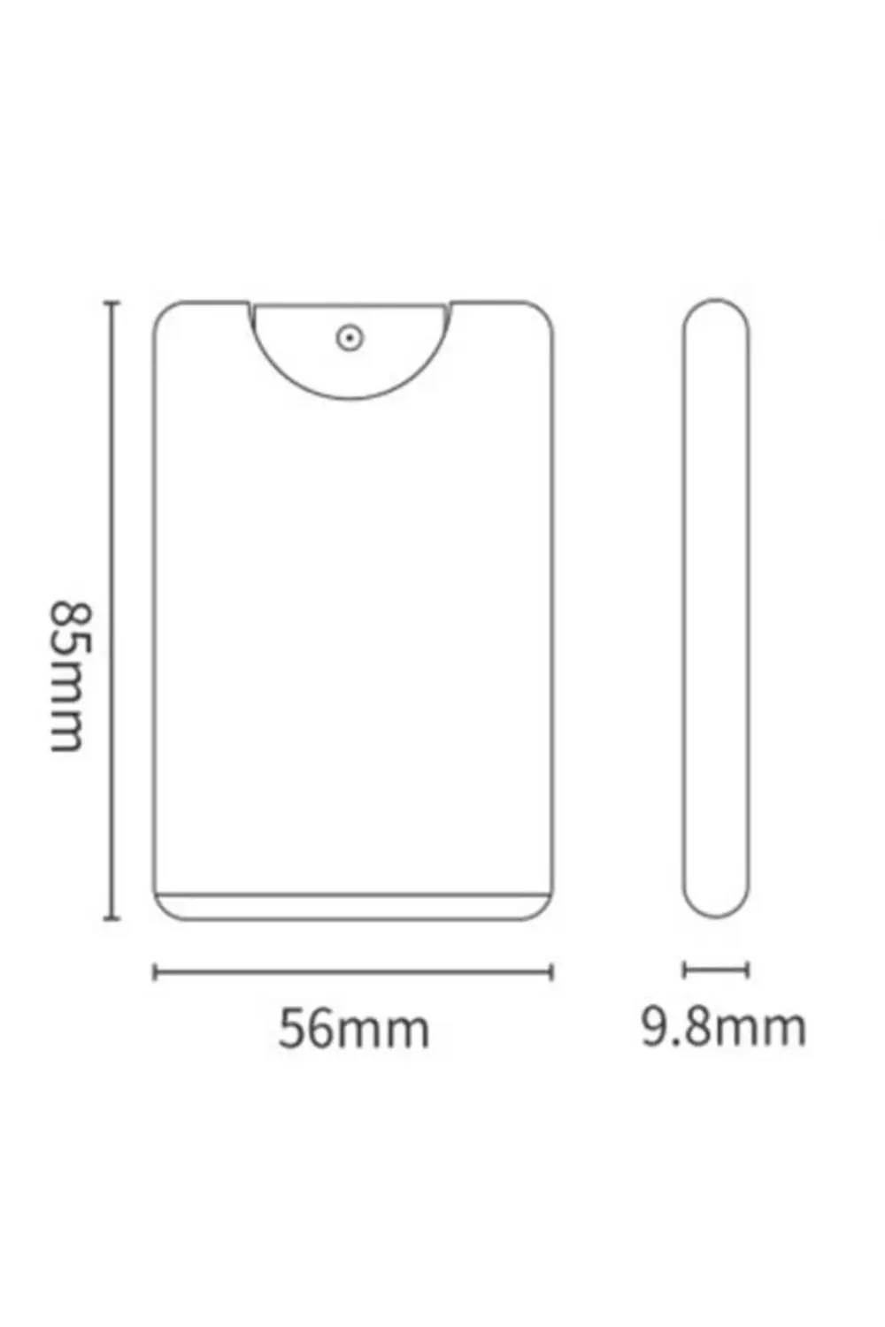 20 Ml Doldurulabilir Mini Cep Boy Kolay Taşınabilir Çok Amaçlı Pa