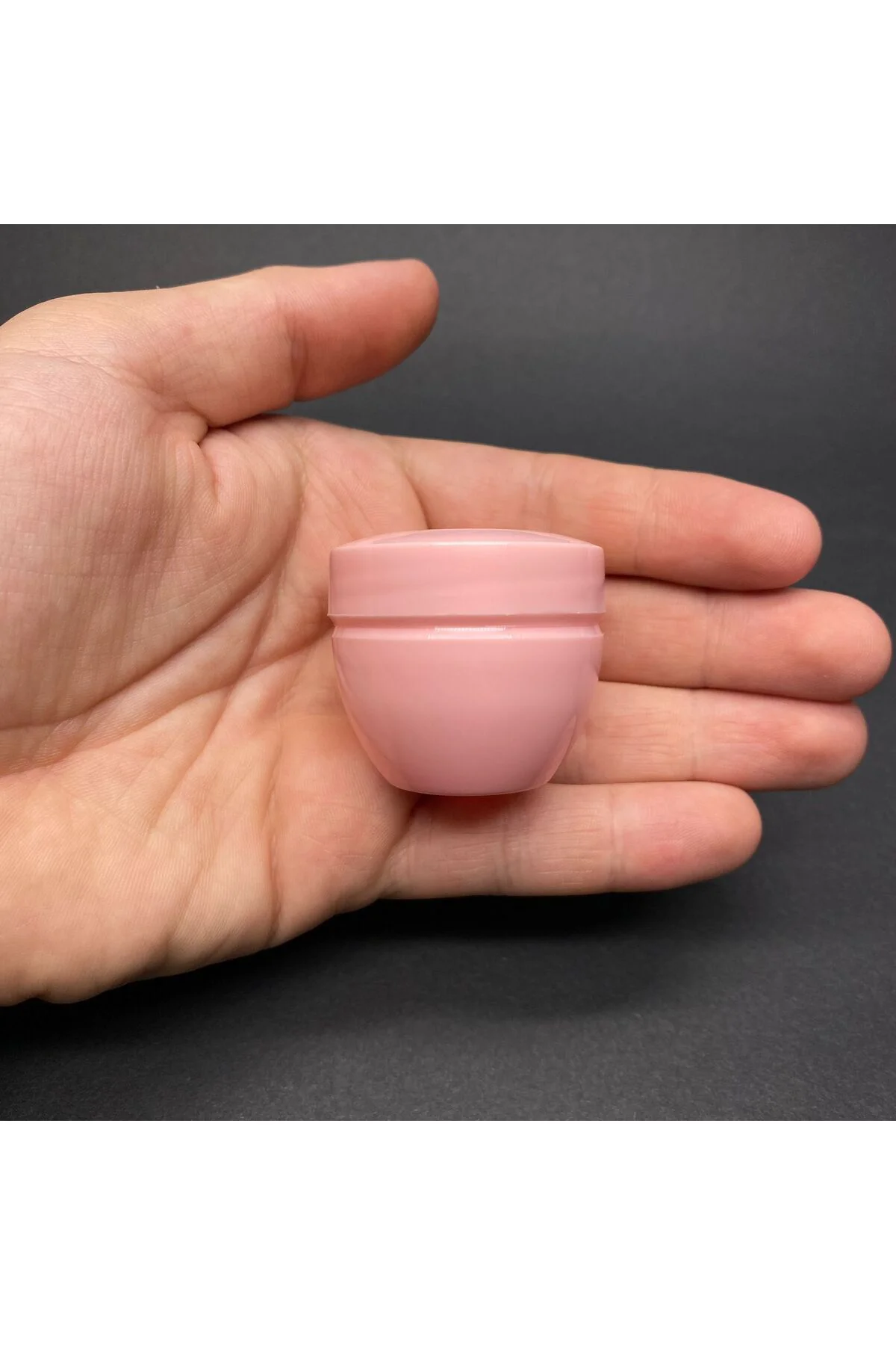 20 Ml Kapaklı Pembe Krem Kavanozu , 20 Cc Minik Pomat Kutusu , Mi