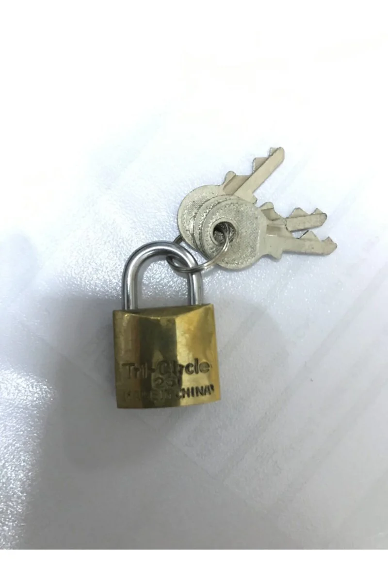 20 Mm Sarı Asma Kilit Trı-Cırcle (3 Adet)