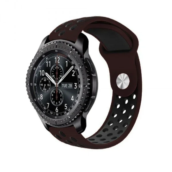 20 mm Silikon Kordon Kayış – Galaxy Watch 4 42 mm / Huawei Watch GT / Gear S2 R600 Uyumlu