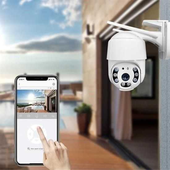 20 MP HD Lens İç Dış Mekan Suya Danıklı IP Wifi Network Güvenlik