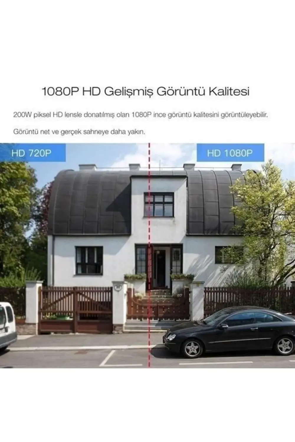 ® 20 MP HD Lens İç Dış Mekan Suya Danıklı IP Wifi Network Güvenli
