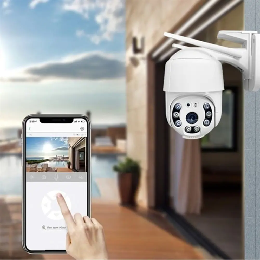 2.0 MP HD Lens İç Dış Mekan Suya Danıklı IP Wifi Network Güvenlik