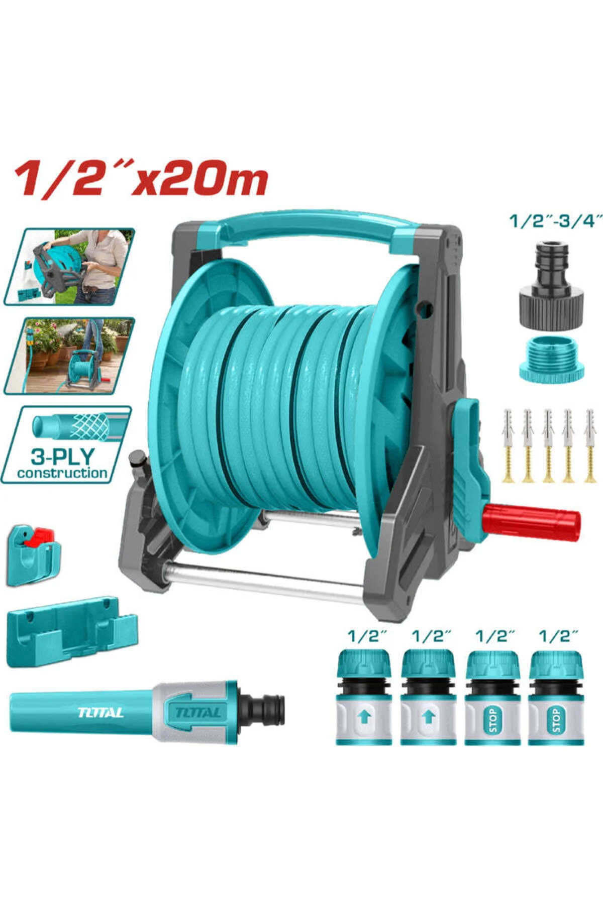 20 Mt 1/2'' Hortum Seti THHR20124